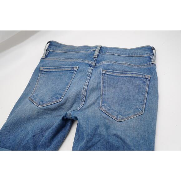 Size 26 - Frame Denim Women's Le Skinny De Jeanne Distressed Denim Jeans - Picture 9 of 11